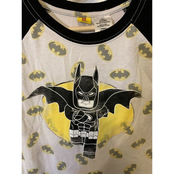 Lego Batman Men’s Sz L Graphic Tee with Graphic‎ All Over Print - Picture 1 of 7
